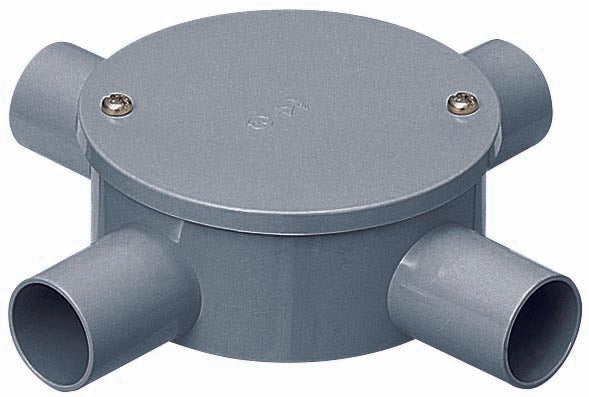 PVM22-4K|露出用丸形ボックス22カブセ