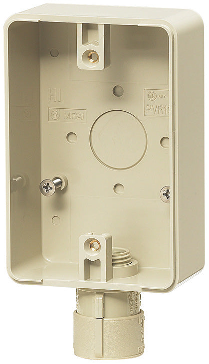 PVR16-BC1GJ|露出スイッチBOX ベージュ