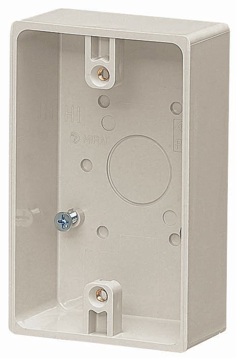 PVR22-0M|露出1コ用SWBOX Mホワイト