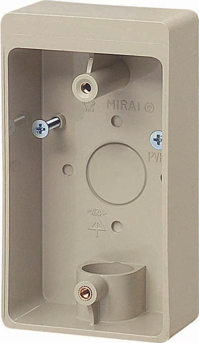 PVR22-1LJ|露出1コ用SWBOX 1方出