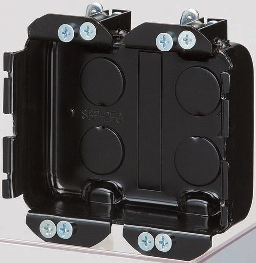SBP-2FG｜ホルソー用パネルボックス鉄 2個用 – 電材Days