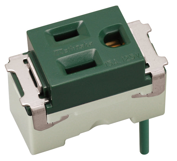 ML1214M-1|ML接地コンセント 緑