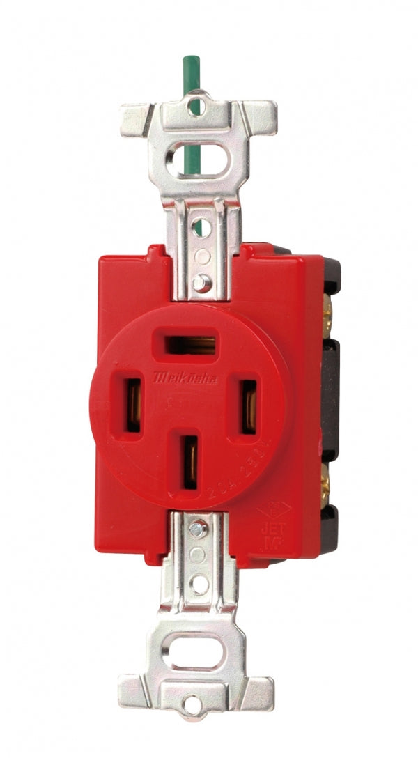 MU2821R-1|埋込コンセントH形 赤