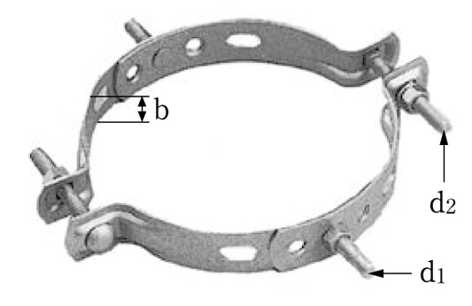 4BD-HC-12｜自在バンド 120〜195φ 幅40ミリ