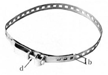 PSBT-312｜ケーブル立上り管用バンド 400φ以内