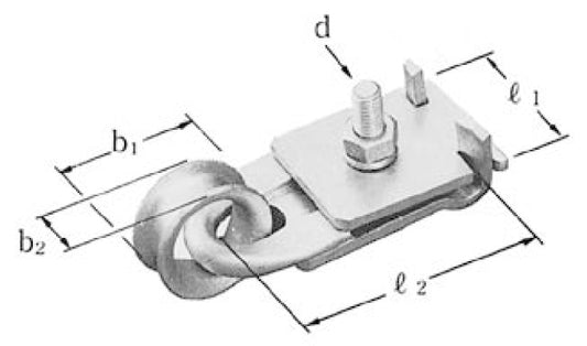TWBC-2｜柱間分岐金具 被覆付メッセン用