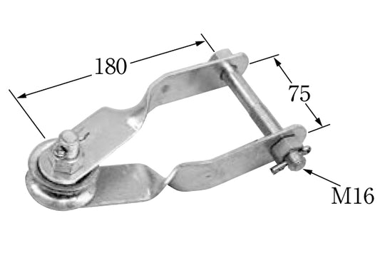 WSS-75-M16｜つり線ストラップ □75×75用