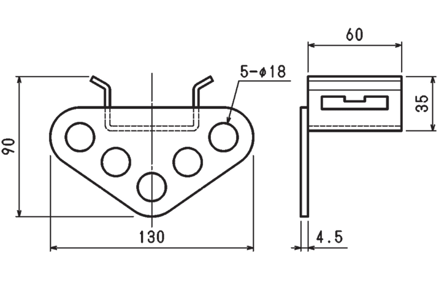 4316｜(4316)直付用引込ストラップ