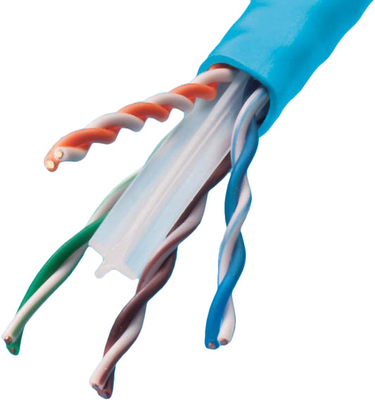 CAT6SKLAN0.54PBL｜LAN用メタルケーブル 300M巻 薄青色