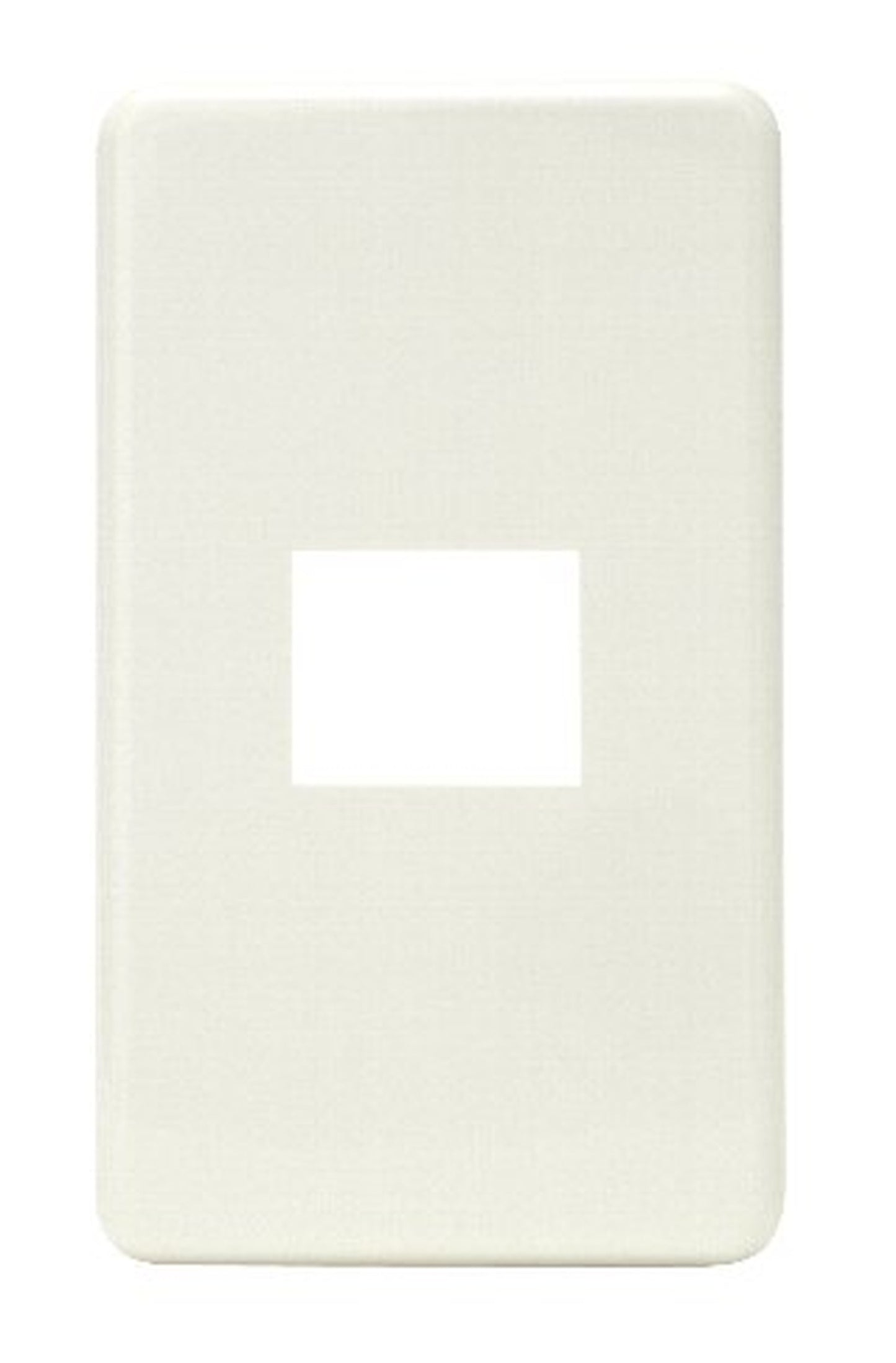 6541-1-PW｜エレガンスカセットプレート 1連用 1口 ピュアホワイト