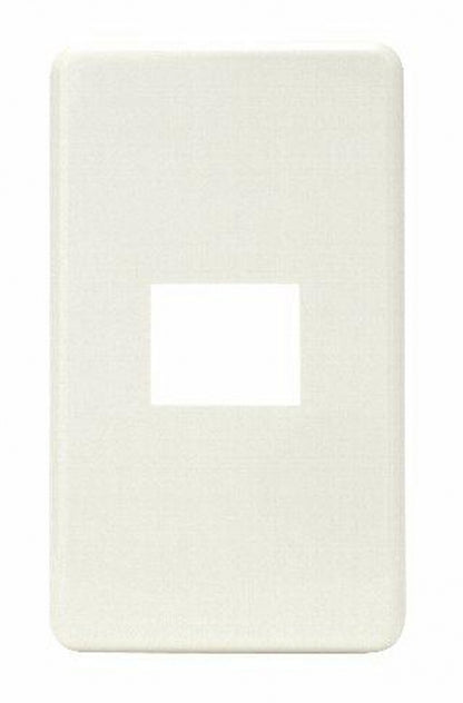 BP-1U-PW｜スタンダード型プレート エレガンス 1連用 ピュアホワイト