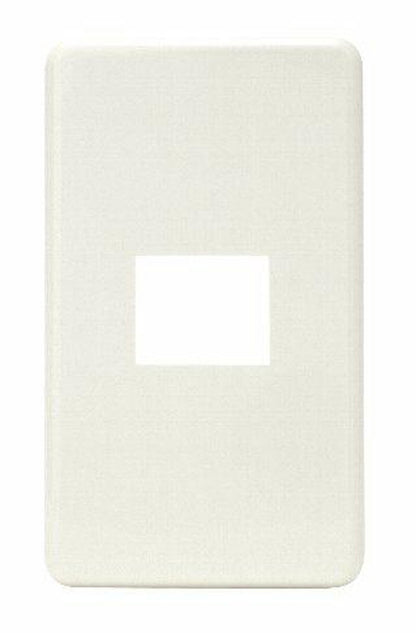 BP-1U-PW｜スタンダード型プレート エレガンス 1連用 ピュアホワイト