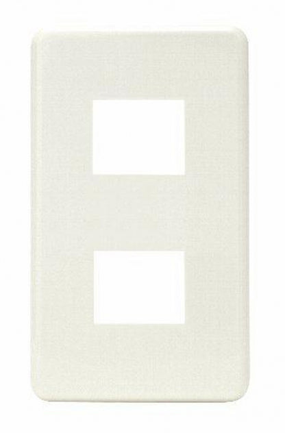 BP-2U-PW｜スタンダード型プレート エレガンス 1連用 ピュアホワイト