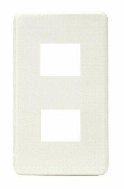 BP-2U-PW｜スタンダード型プレート エレガンス 1連用 ピュアホワイト