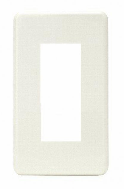 BP-3U-PW｜スタンダード型プレート エレガンス 1連用 ピュアホワイト