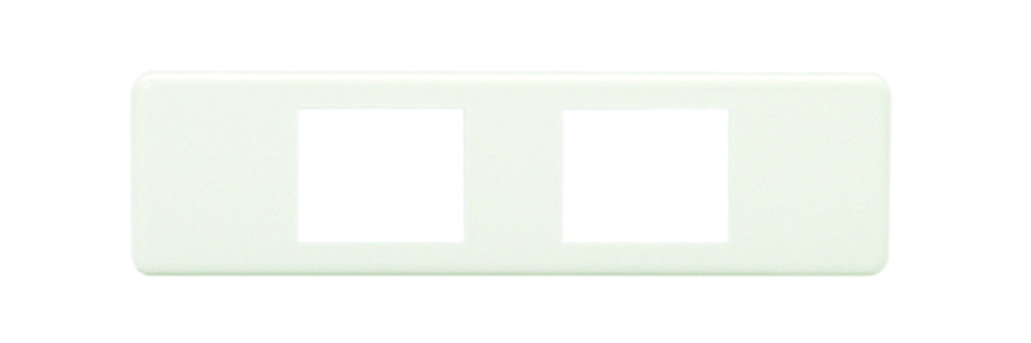 BPN-2UP-PW｜エレガンス機器用プレート 2コ用 2コ用 ピュアホワイト