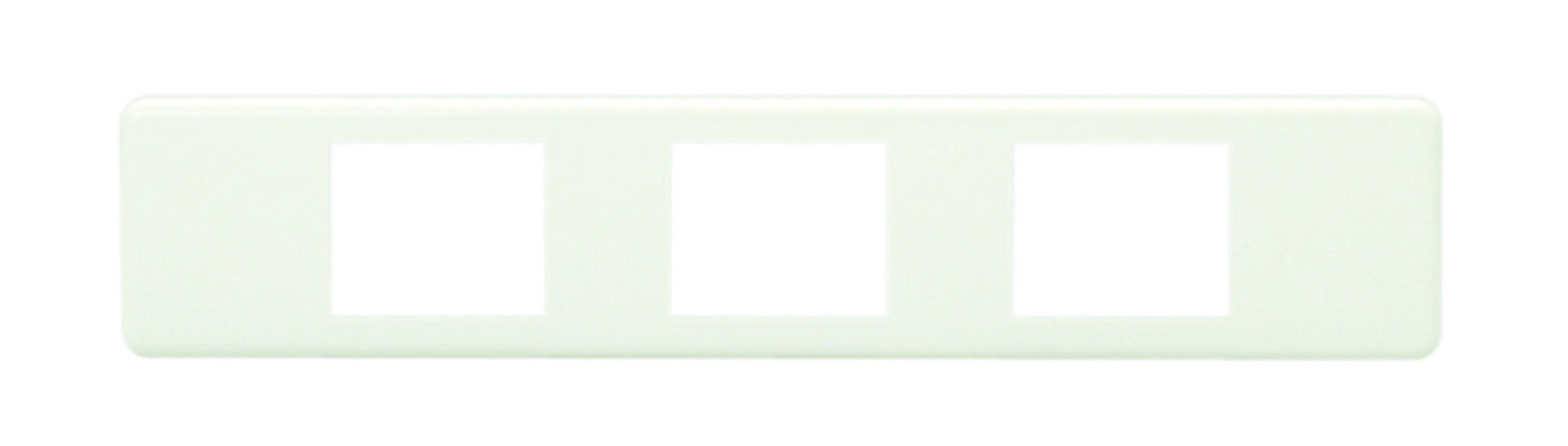 BPN-3UP-PW｜エレガンス機器用プレート 3コ用 3コ用 ピュアホワイト