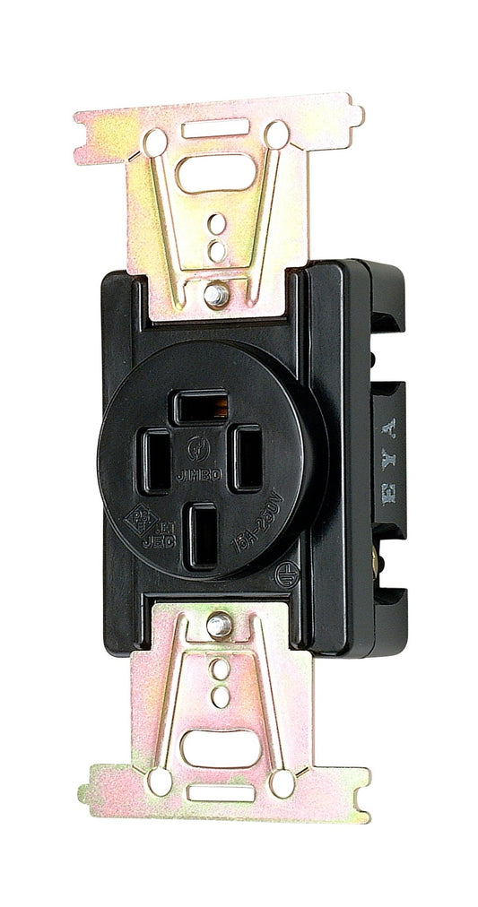 CF-4152-B｜接地コンセント 3PE(旧4P)15A-250V 黒色