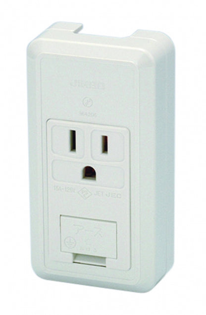 CS-5GE-PW｜露出形アースターミナル付接地シングルコンセント アースターミナル付 PW色