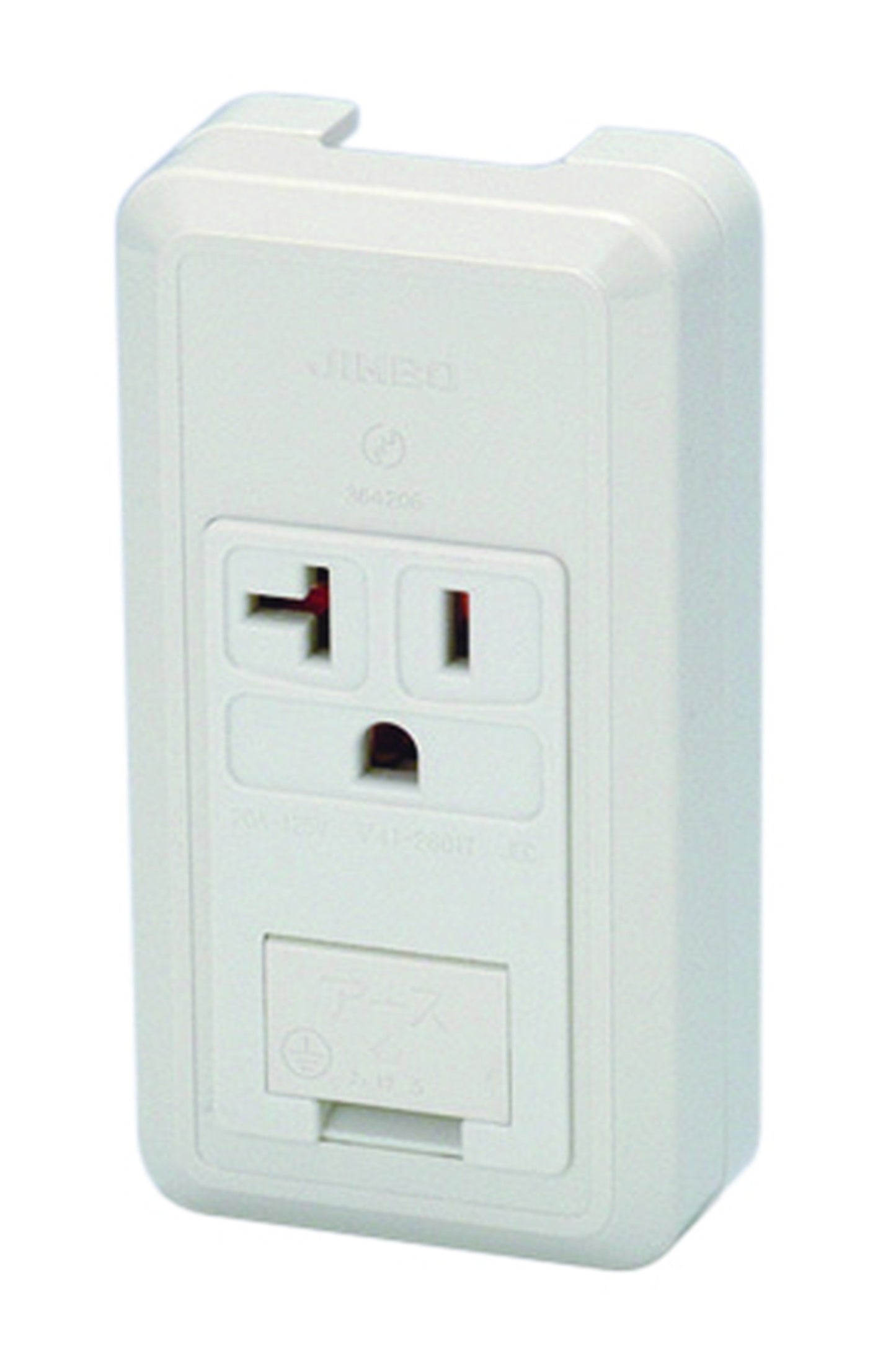 CS-ITGE-PW｜露出形アースターミナル付接地15A・20A共用コンセント 15A・20A共用 E付 PW色