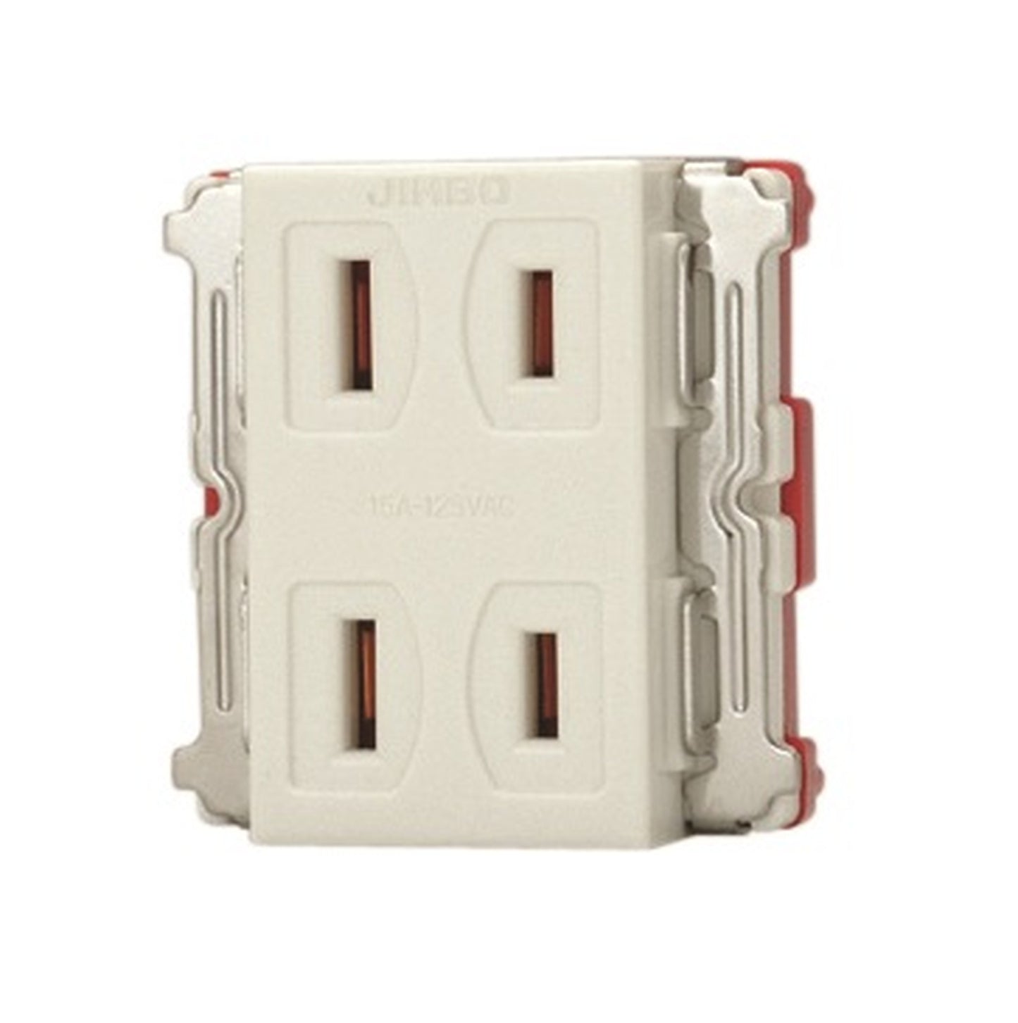 EG-55-PW｜ダブルコンセント 2コモジュール 2コモジュール