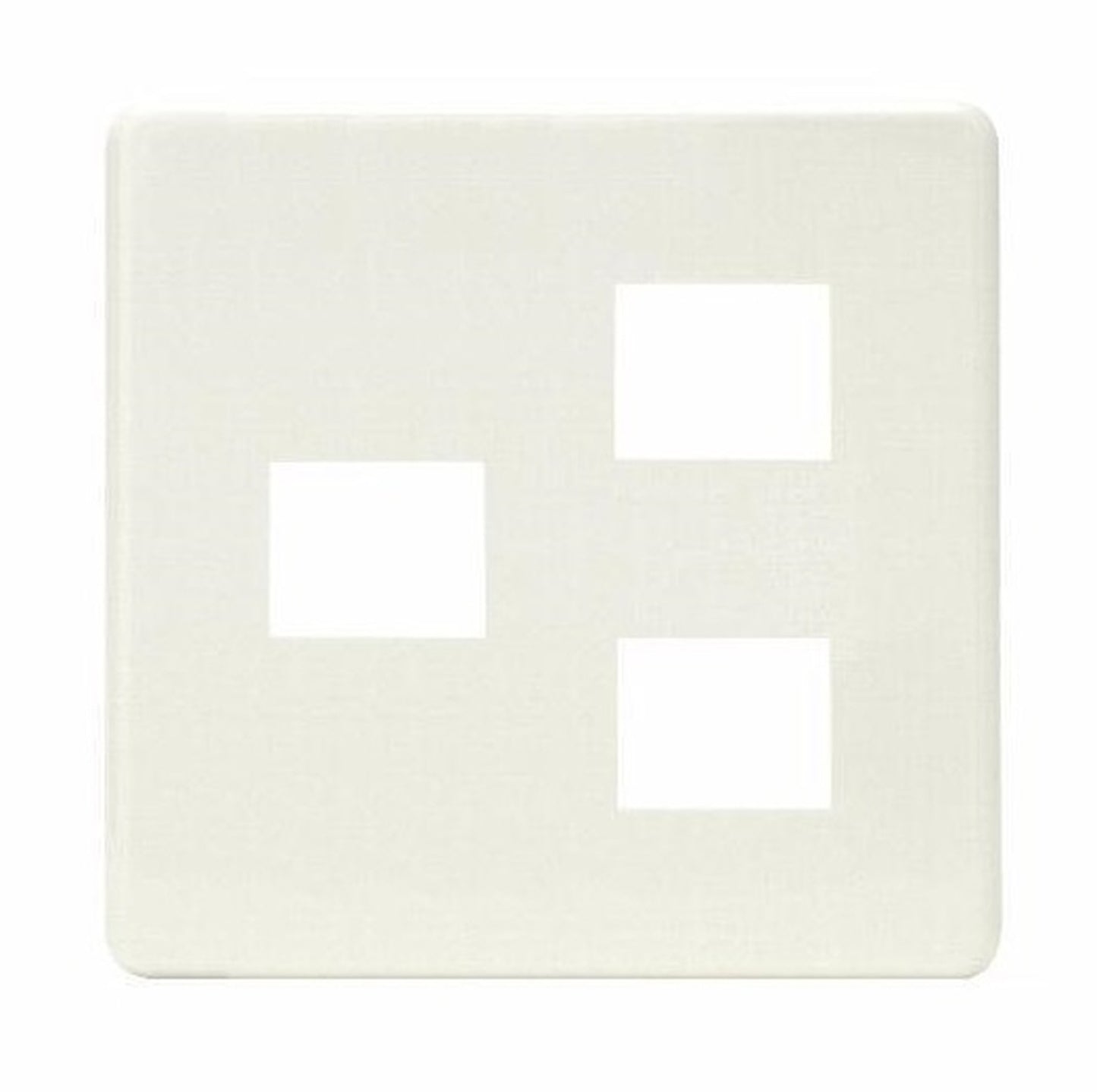 HBP-1+2U-PW｜ホームエレガンスプレート 2連用 ピュアホワイト