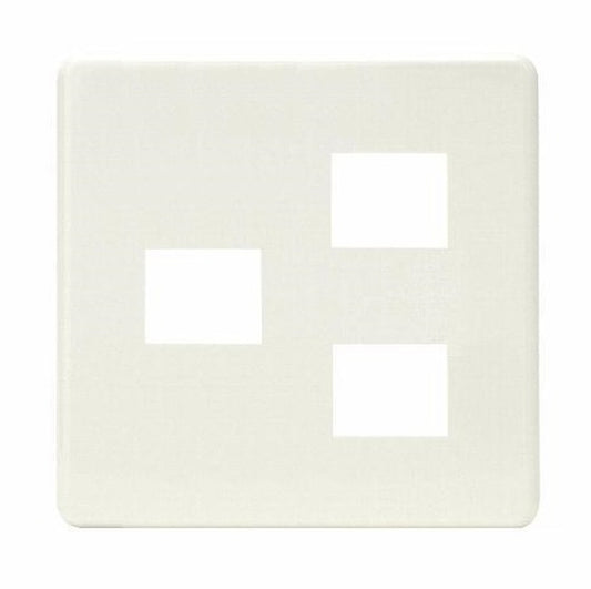 HBP-1+2U-PW｜ホームエレガンスプレート 2連用 ピュアホワイト