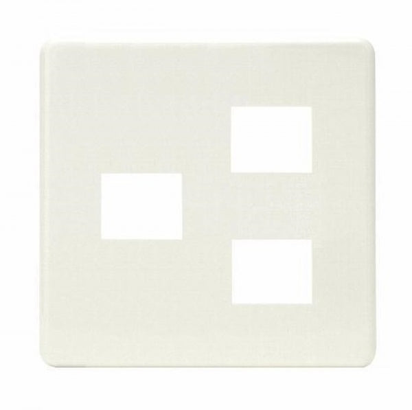 HBP-1+2U-PW｜ホームエレガンスプレート 2連用 ピュアホワイト