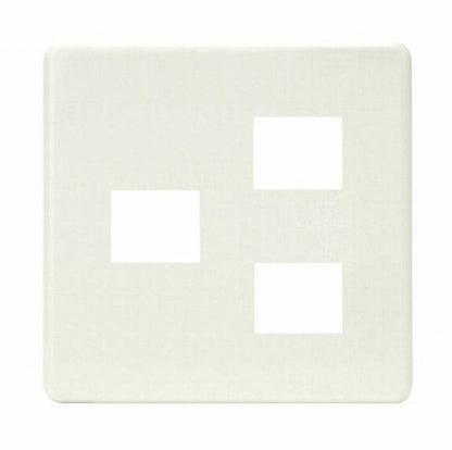 HBP-1+2U-PW｜ホームエレガンスプレート 2連用 ピュアホワイト