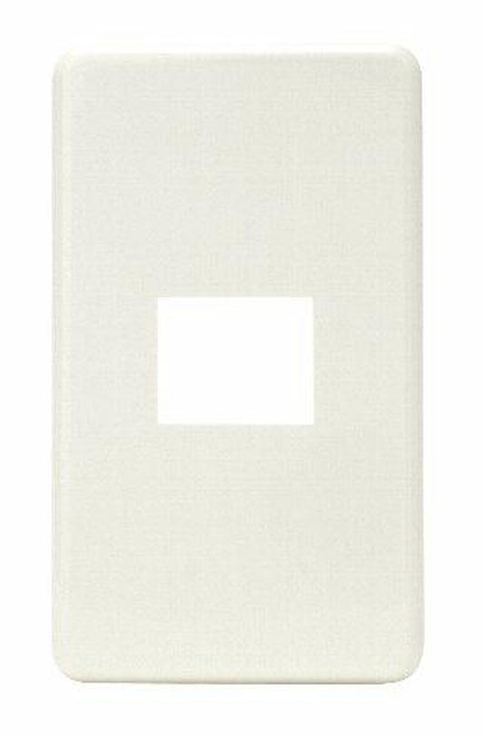 HBP-1U-PW｜ホームエレガンスプレート 1連用 ピュアホワイト