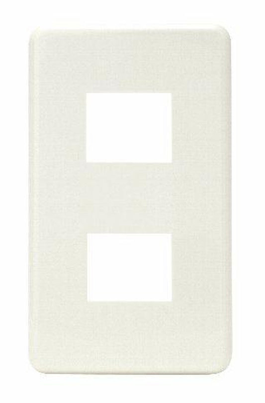 HBP-2U-PW｜ホームエレガンスプレート 1連用 ピュアホワイト