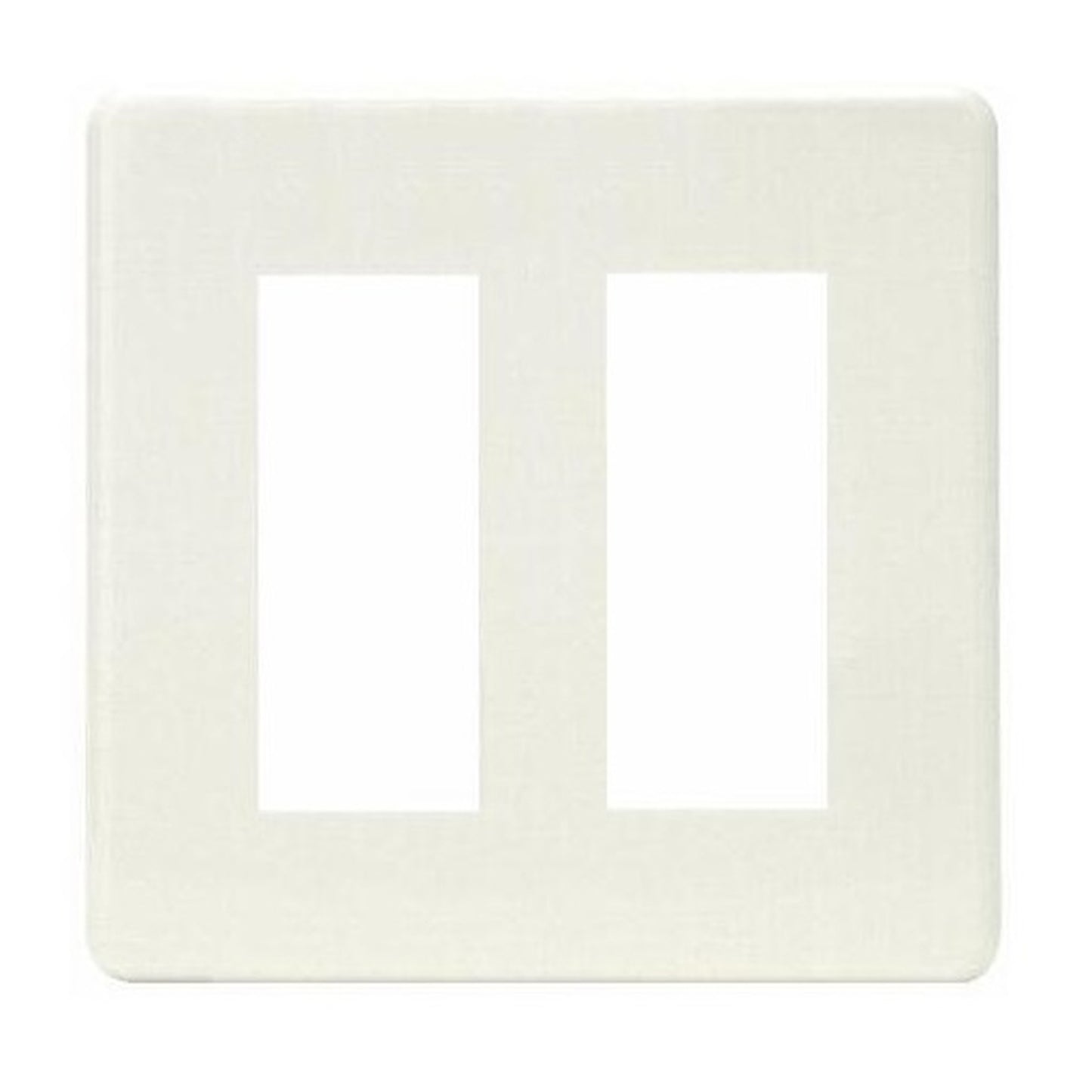 HBP-3U-2-PW｜ホームエレガンスプレート 2連用 ピュアホワイト