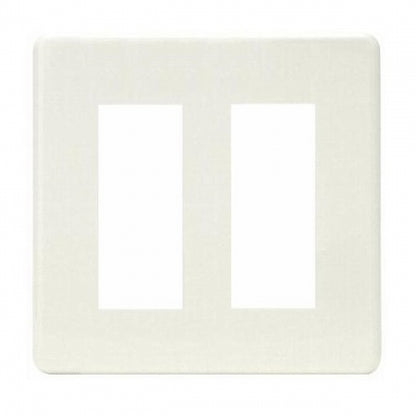 HBP-3U-2-PW｜ホームエレガンスプレート 2連用 ピュアホワイト