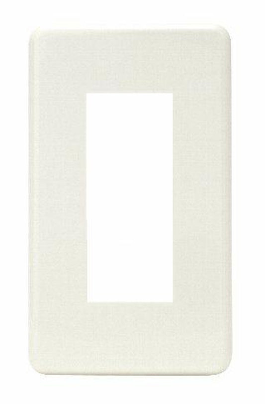 HBP-3U-PW｜ホームエレガンスプレート 1連用 ピュアホワイト