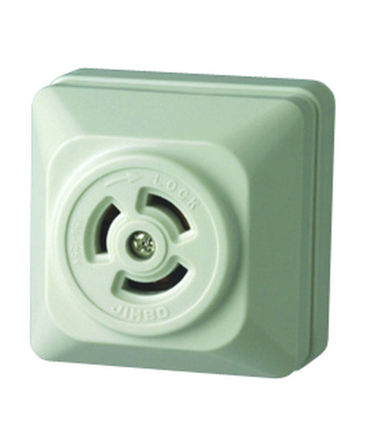 JE-1232｜露出形接地極付コンセント 引掛 2PE 15A-125V 引掛 2PE15A-125V