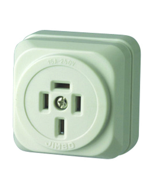 JE-4152｜露出形接地極付コンセント3PE 15A-250V 15A-250V