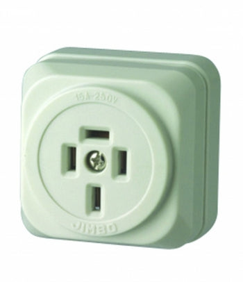 JE-4152｜露出形接地極付コンセント3PE 15A-250V 15A-250V