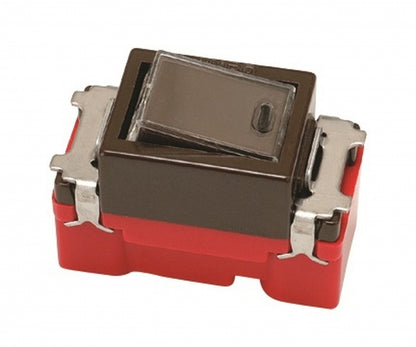 JEC-BN-1M-C｜ニューマイルドビー チョコレート色 埋込マークスイッチ 片切 片切 チョコ色