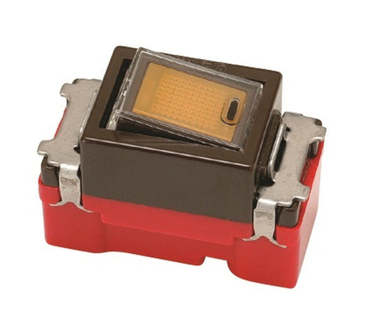 JEC-BN-1MGR-C｜ニューマイルドビー チョコレート色 ガイド用埋込オーロラマークスイッチ 片切 ガイド用 片切 チョコ色