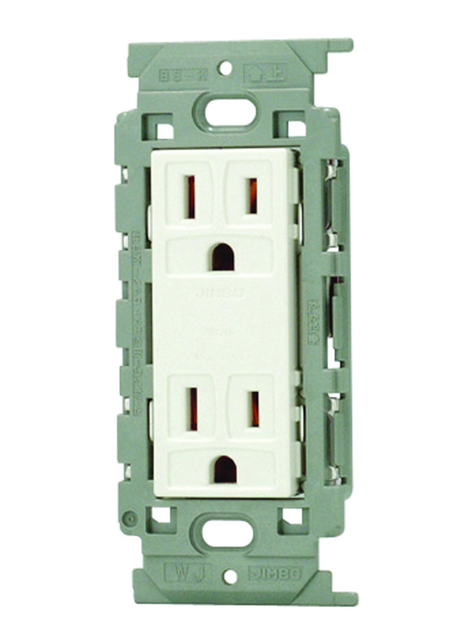 JEC-BN-55GV-PW｜接地ダブルコンセント 絶縁枠 絶縁枠