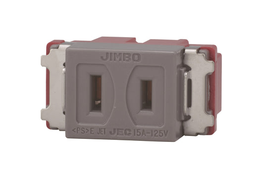 JEC-BN-5-SG｜シングルコンセント (SG色) ソリッドグレー