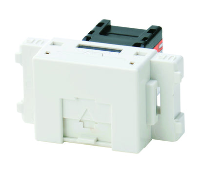 JEC-BN-LW5E-PW｜埋込モジュラージャック 8極8心Cat5e (PW色) 8極8心CAT5E PW色