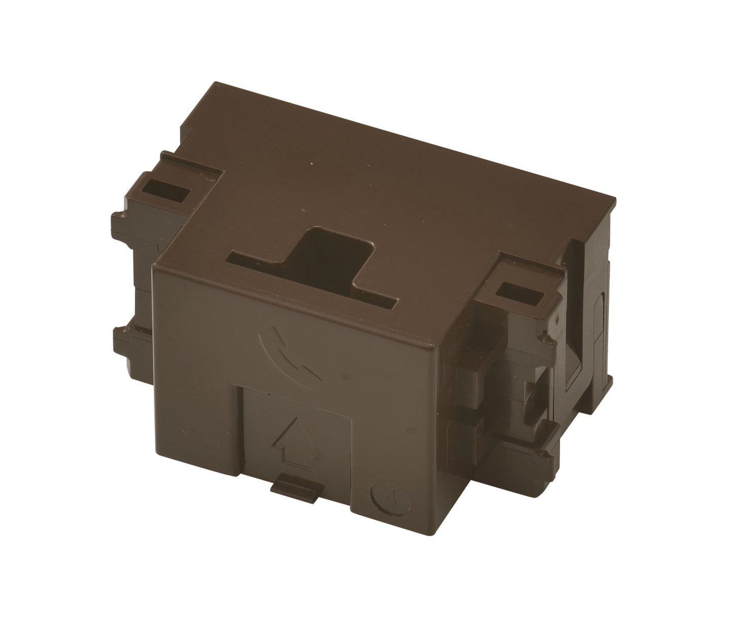 JEC-BN-WUJ2-C｜チョコレート色電話用 埋込モジュラージャック 6極2心用 電話用 6極2心用