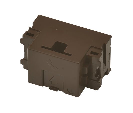 JEC-BN-WUJ2-C｜チョコレート色電話用 埋込モジュラージャック 6極2心用 電話用 6極2心用