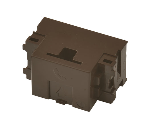 JEC-BN-WUJ4-C｜チョコレート色電話用 埋込モジュラージャック 6極4心用 電話用 6極4心用