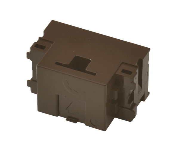 JEC-BN-WUJ4-C｜チョコレート色電話用 埋込モジュラージャック 6極4心用 電話用 6極4心用