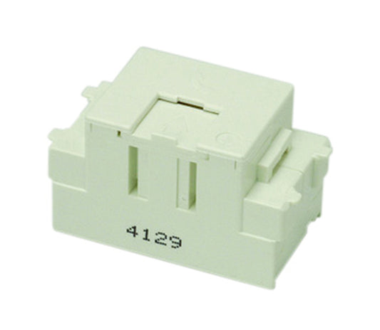 JEC-BN-WUK2C-PW｜電話用 埋込モジュラージャック 薄形 コンデンサー内蔵形 6極2心用 電話用 薄形 6極2心用 コンデンサー内蔵形