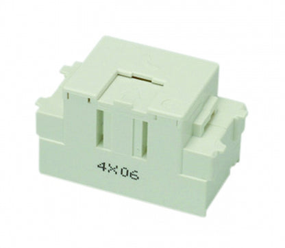 JEC-BN-WUK2-PW｜電話用 埋込モジュラージャック 薄形 6極2心用 電話用 薄形 6極2心用