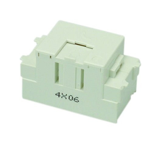 JEC-BN-WUK2-PW｜電話用 埋込モジュラージャック 薄形 6極2心用 電話用 薄形 6極2心用