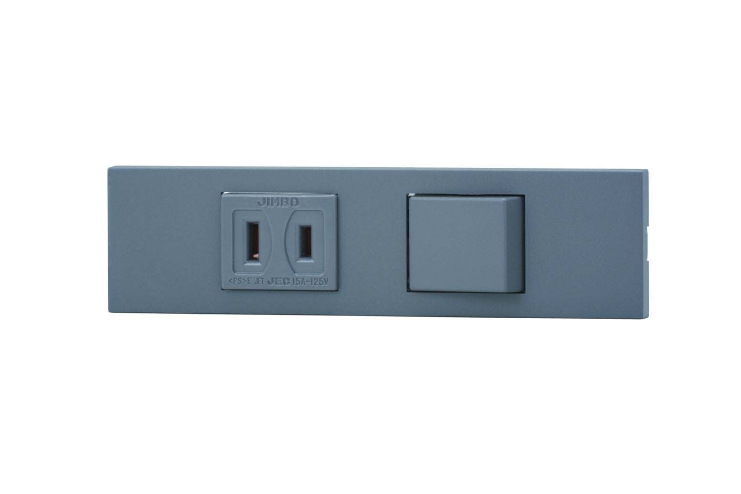 KAG-2516｜NKシリーズ家具・機器用コンセント+3路スイッチセット (SG色) 家具・機器用 ソリッドグレー